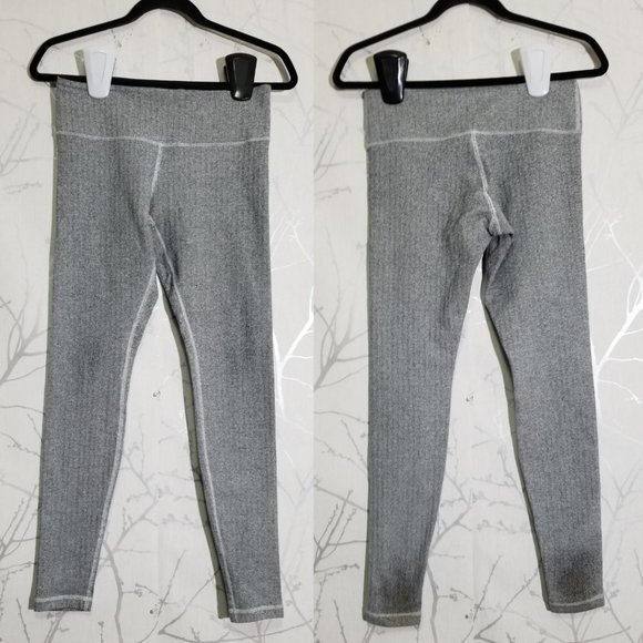 Lululemon Ghost Herringbone Luon Mid Rise Wunder Under Pants - Picture 2 of 6